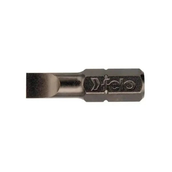 Felo 02080010 - Flat Screwdriver Bit Industry C6, 3x25mm SL 8.0 x 1.2