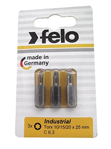 Felo 02101036 - Blíster 2 puntas Felo Industry C6,3 PZ1x25 mm. - Ferrotecnia