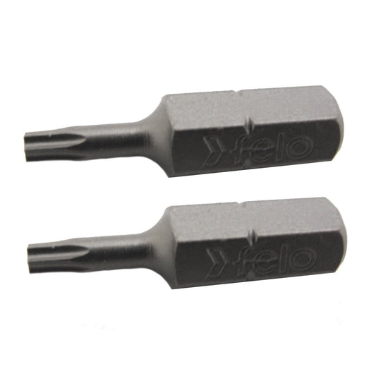 Felo 02609036 - Blister of 2 Torx Industry C6.3x25mm screwdriver bits. T 9