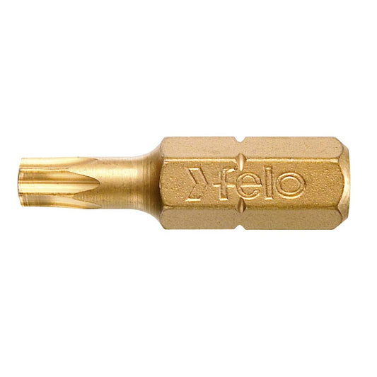 Felo 02645070 - Titanium Torx screwdriver bit C6.3x25mm. T 45