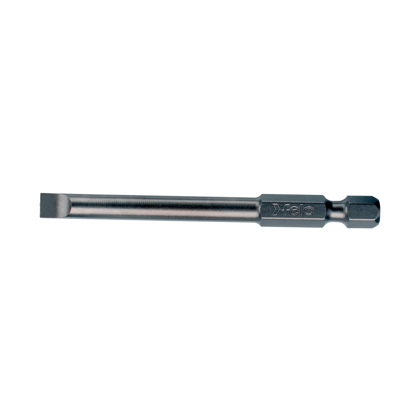 Felo 03041710 - Flat screwdriver bit Industry E6, 3x73 mm. SL 4.0 x 0.8