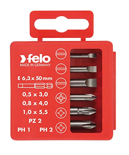 Felo 03092516 - Juego de puntas universal Felo PROFI 50 mm. - Ferrotecnia