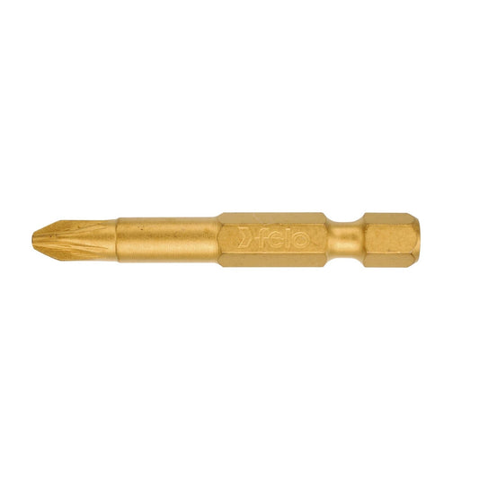 Felo 03101570 - Punta atornillador Pozidriv (PZ) Titanio E6,3x50mm. PZ 1 - Ferrotecnia
