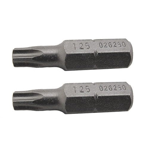 Felo 02625036 - Blister of 2 Felo Industry C6.3 Torx® bits 25x25 mm.