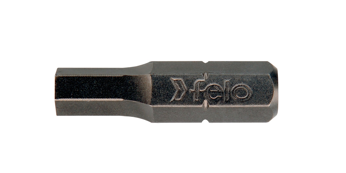 Felo 2460010 - Punta Felo Industry C6,3 HEX 6,0x25 mm. (lote de 10 unidades) - Ferrotecnia