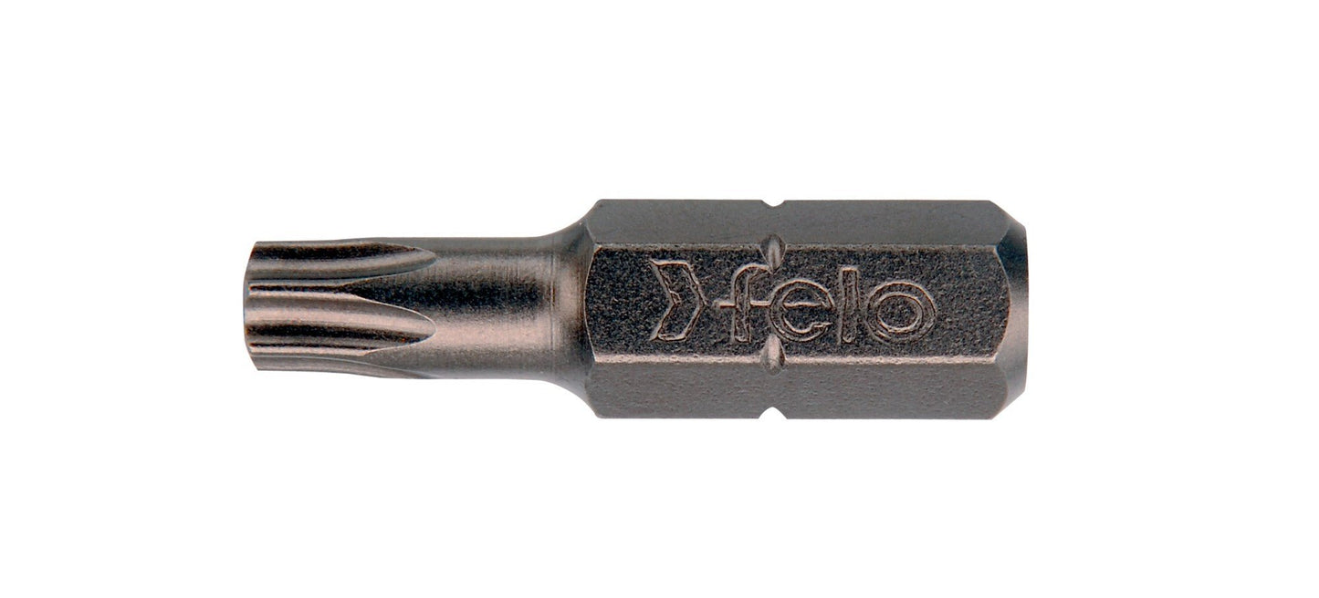 Felo 2707010 - Punta Felo Industry C6,3 Torx® inviolable TxTR 7x25 mm. (lote de 10 unidades) - Ferrotecnia