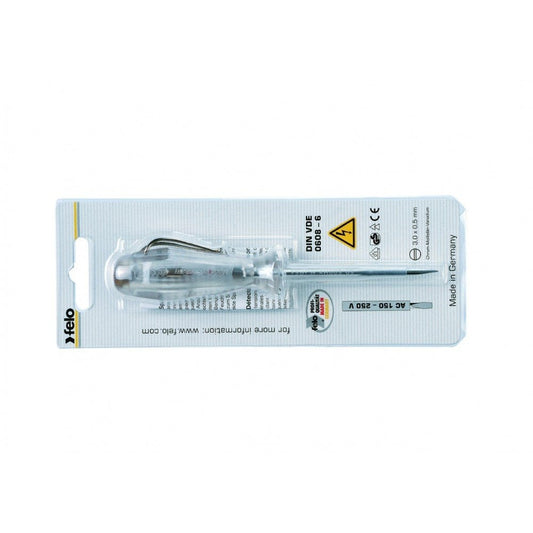 Felo 36140001 - Buscapolos aislado VDE Felo 150-250V 3,0x0,8 mm. (con embalaje autoservicio)