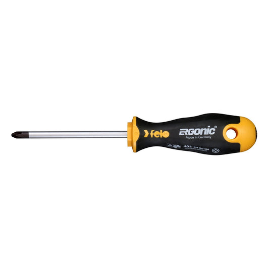 Felo 41240540 - Tournevis ergonomique Felo PH4x150 mm. (tige hexagonale)