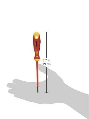 Felo 41303590 - Destornillador aislado VDE Felo Ergonic 3,5x0,6x100 mm. - Ferrotecnia