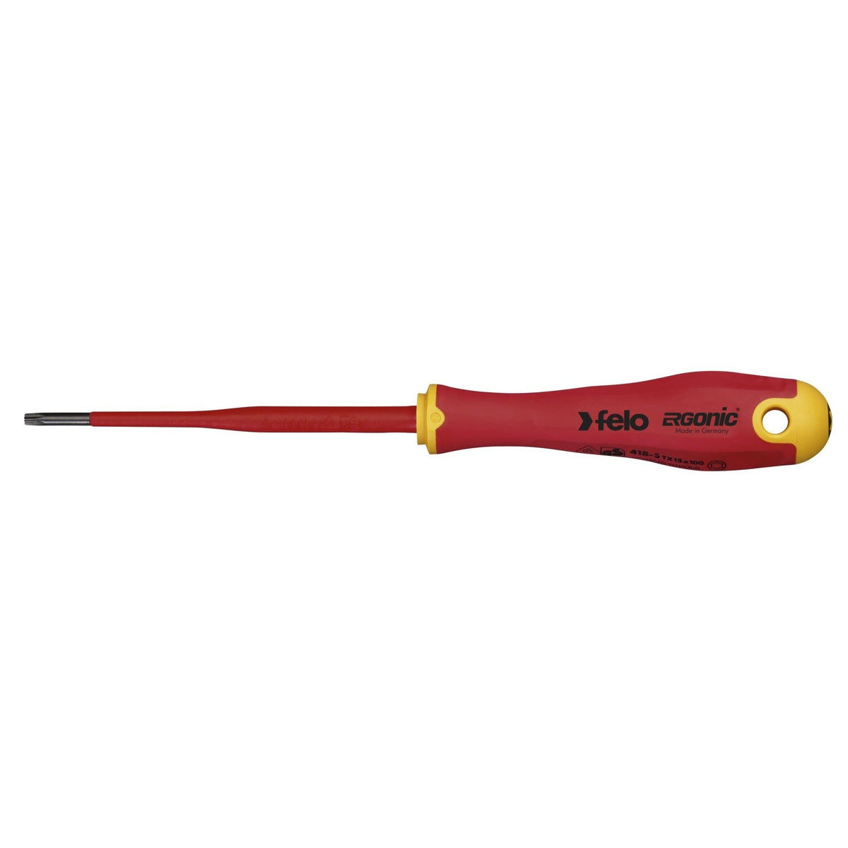 Felo 41815990 - Destornillador aislado ERGONIC E-Slim punta Torx T 15 - Ferrotecnia