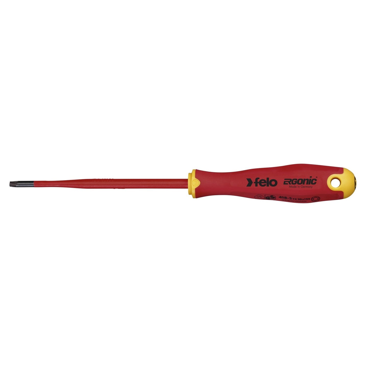Felo 41820990 - ERGONIC E-Slim Insulated Screwdriver with Torx T 20 Tip