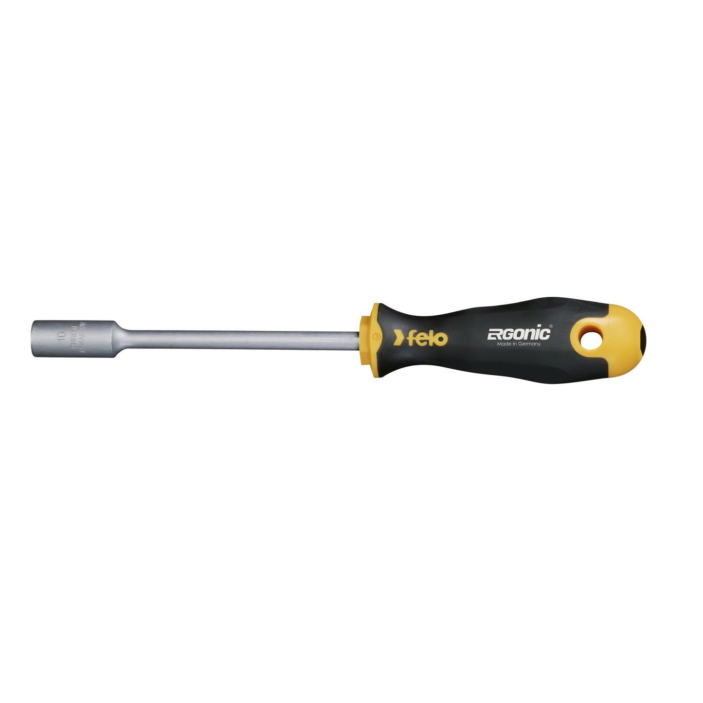 Felo 42807040 - Felo Ergonic screwdriver with socket mouth 7.0x125 mm.