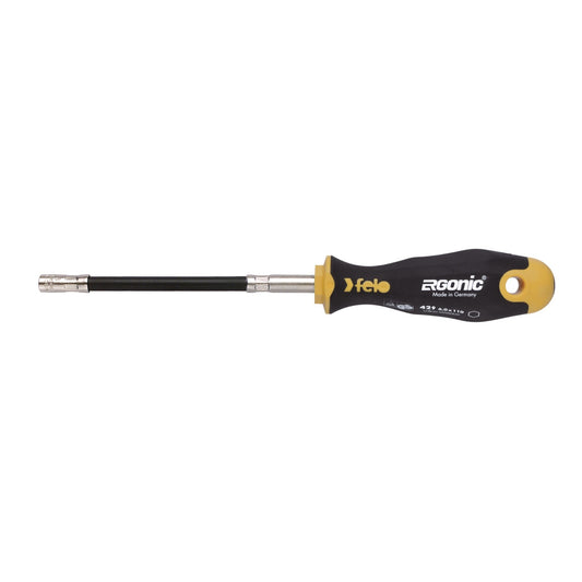 Felo 42906040 - Tournevis à douille ergonomique avec tige flexible de 6 mm