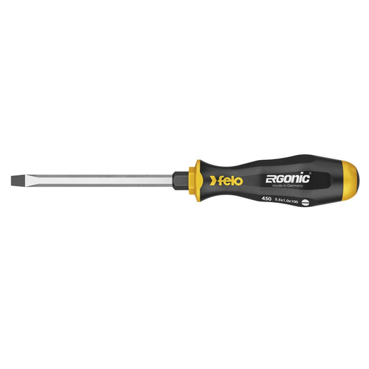 Felo 45008040 - Felo Ergonic Series 450 through rod screwdriver 8.0x1.2x150 mm.