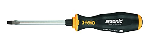 Felo 45009040 - Destornillador de varilla pasante Felo Ergonic Serie 450 9,0x1,6x150 mm. - Ferrotecnia