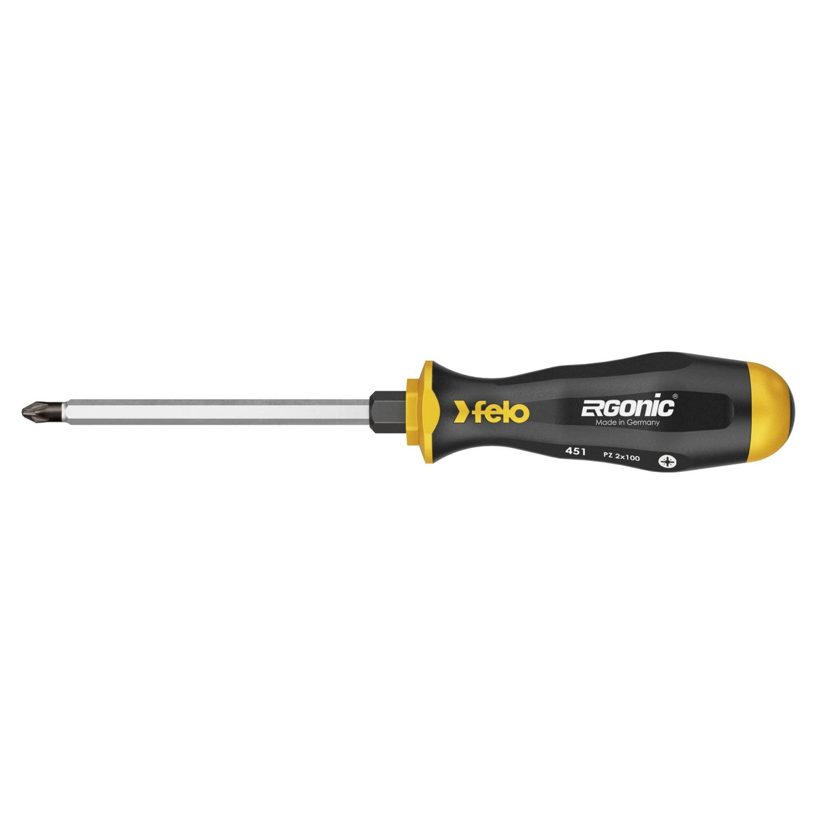 Felo 45110240 - Destornillador varilla pasante ERGONIC punta PZ 1 - Ferrotecnia