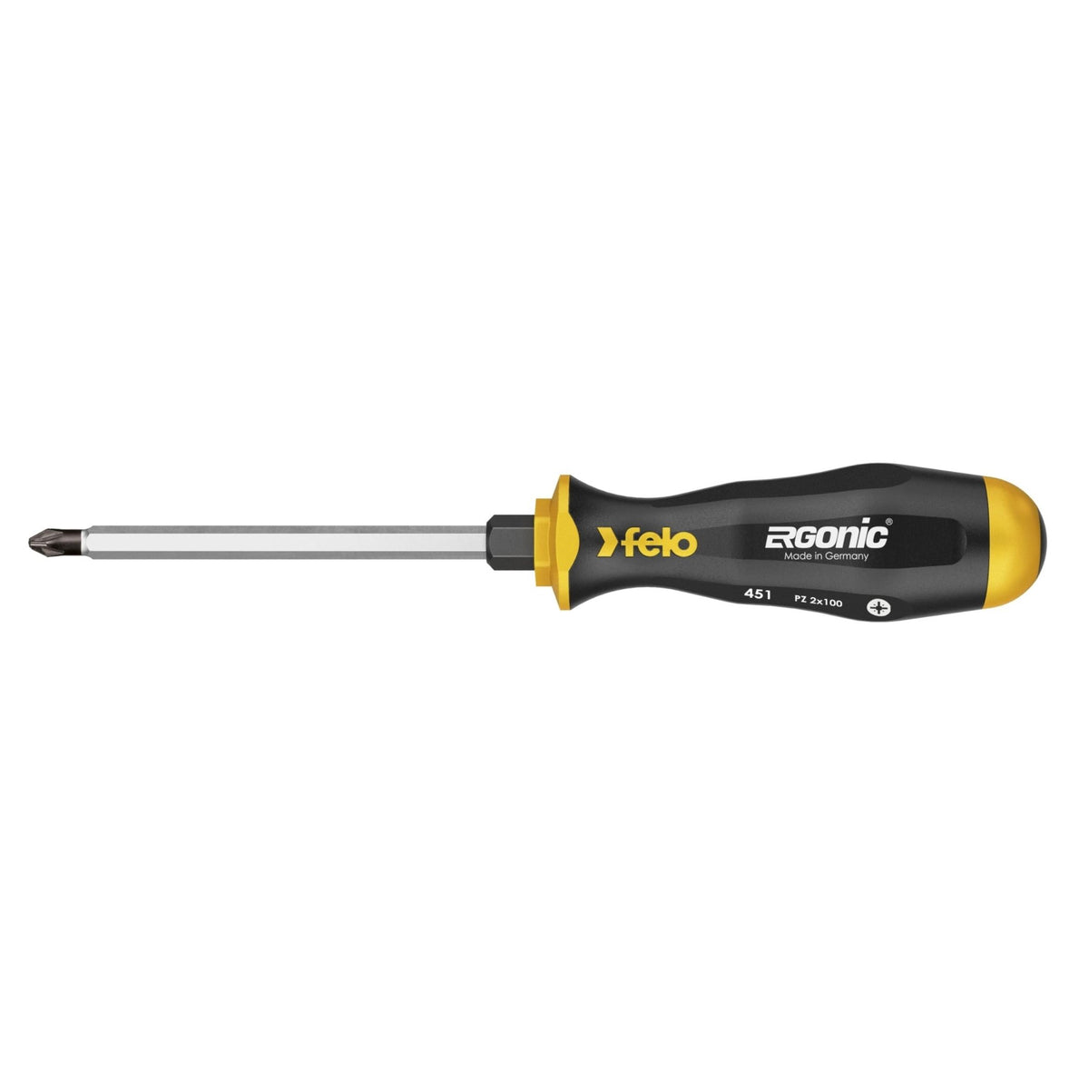 Felo 45130540 - Destornillador varilla pasante ERGONIC punta PZ 3 - Ferrotecnia