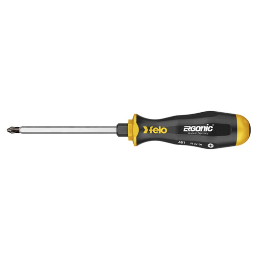 Felo 45130540 -  Destornillador varilla pasante ERGONIC punta PZ 3
