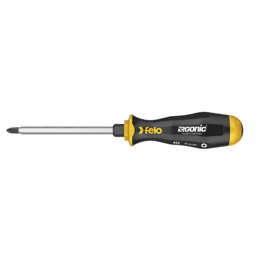 Felo 45230540 - Tournevis à tête traversante Felo Ergonic Series 450 PH3x150 mm.