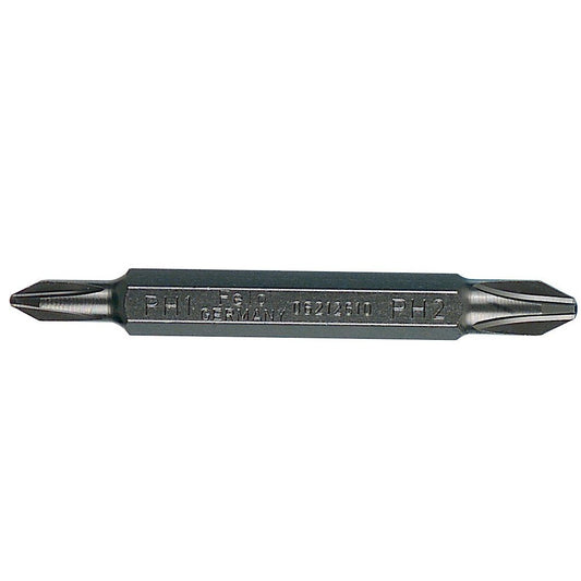 Felo 6212610 - Punta Felo Industry reversible 1/4" PH1/PH2x 60 mm. (lote de 10 unidades)