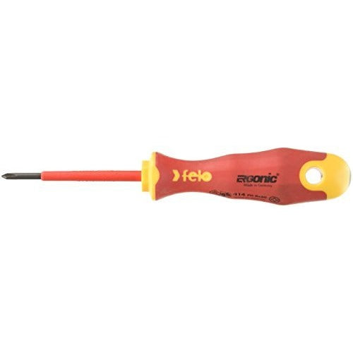 Felo 41400190 - Tournevis isolé VDE Felo Ergonic PH0x60 mm.