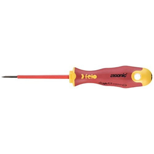 Felo 41302590 - Felo Ergonic VDE insulated screwdriver 2.5x0.4x75 mm.
