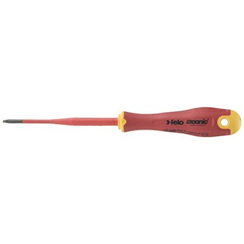 Felo 41393590 - Felo Ergonic E-slim insulated screwdriver 3.5x0.6 mm.