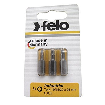 Felo 02101036 - Blister of 2 Felo Industry C6.3 bits PZ1x25 mm.