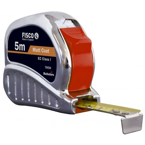 Fisco TM10M - Flexómetro clase I con caja de ABS cromada TRI - MATIC (10x25) - Ferrotecnia