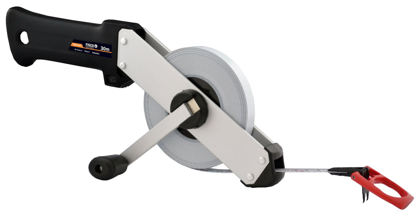 Fisco TR50 - Cinta métrica metálica TRACKER (50 m) - Ferrotecnia