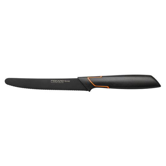 Fiskars 1003092 - Cuchillo para tomates Edge de 13 cm con hoja dentada