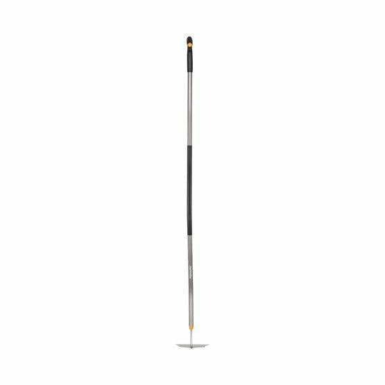Fiskars Azada, Ergonómica, Longitud: 155 cm, Anchura: 18,5 cm, Cabeza de Acero al Boro Endurecido/Mango de Aluminio, Negro/Gris, 1076979