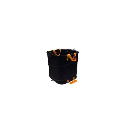 Fiskars Bolsa de Jardín PopUp con asas, Plegable para ahorrar espacio, Capacidad: 73 L, Altura: 46 cm, Ancho: 40 cm, Negro/Naranja, Ergo, 1028371