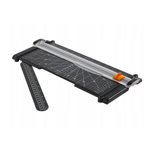 Fiskars Cortadora de Papel, SureCut, Formato Vertical A4, Formato Horizontal A3, Con Guía de Corte, Materiales Reciclados, 1077984