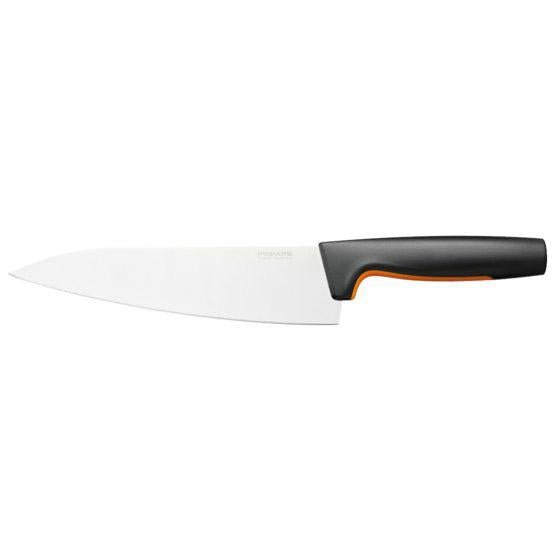Fiskars Cuchillo de chef, Grande, Functional Form, Longitud total: 32 cm, Acero inoxidable japonés/plástico, 1057534