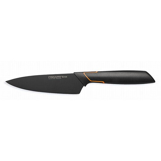 Fiskars Cuchillo Deba, Diseño moderno, Longitud total: 24 cm, Acero de calidad/Plástico, Edge, 1003096