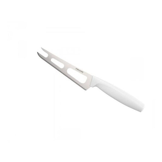 Fiskars Cuchillo para queso, Longitud total: 24 cm, Acero de calidad/Plástico, Blanco, Functional Form, 1015987