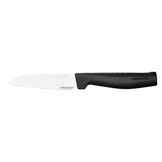 Fiskars Cuchillo para verduras, Elegantes Design, Longitud total: 22,8 cm, Acero inoxidable/Plástico, Hard Edge, 1051762