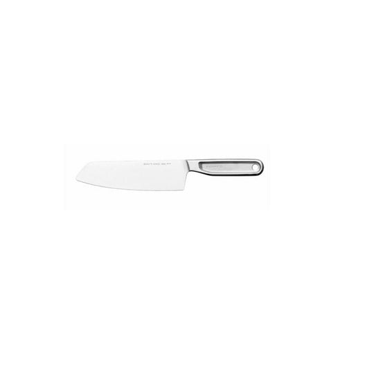 Fiskars Cuchillo Santoku All Steel, Longitud Total: 29,5 cm, Acero Duro Japonés Aichi, 1062884