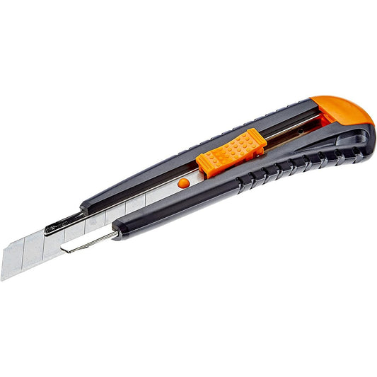 Fiskars Cúter con guía metálica, 18 mm, Naranja/Negro, 1003749