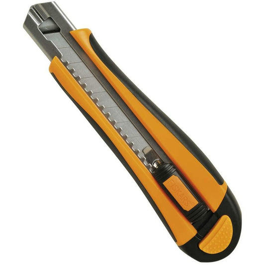 Fiskars Cúter Profesional para trabajos difíciles, 18 mm, Naranja/Negro, 1004620