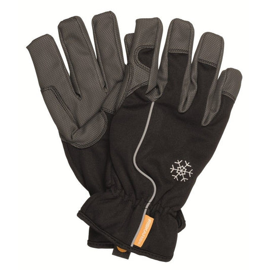 Fiskars Guantes de invierno, Tamaño 10, Negro/Naranja, 1015447