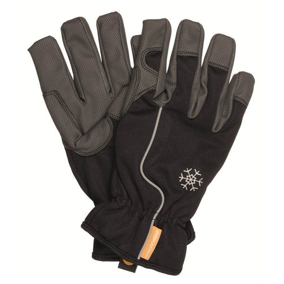 Fiskars Guantes de invierno, Tamaño 10, Negro/Naranja, 1015447 - Ferrotecnia