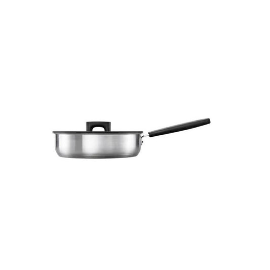 Fiskars Hard Face Sartén para saltear, 3.2 litros, Stainless Steel