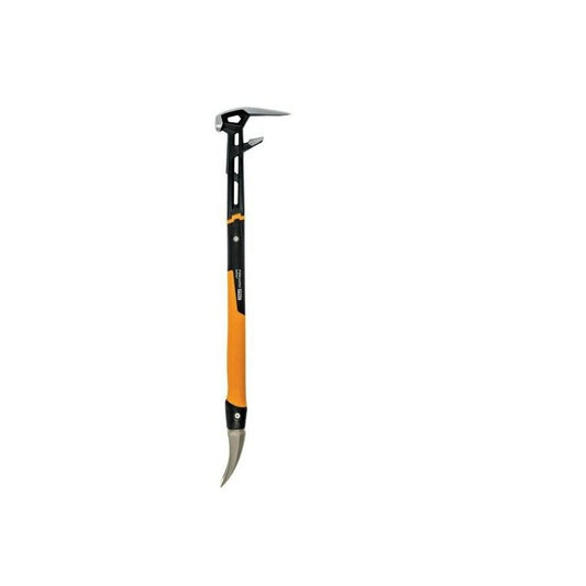 Fiskars Herramienta de demolición IsoCore L, Para una variedad de trabajos de demolición, Longitud: 75,3cm, Peso: 2,6 kg, Negro/Naranja, 1027221