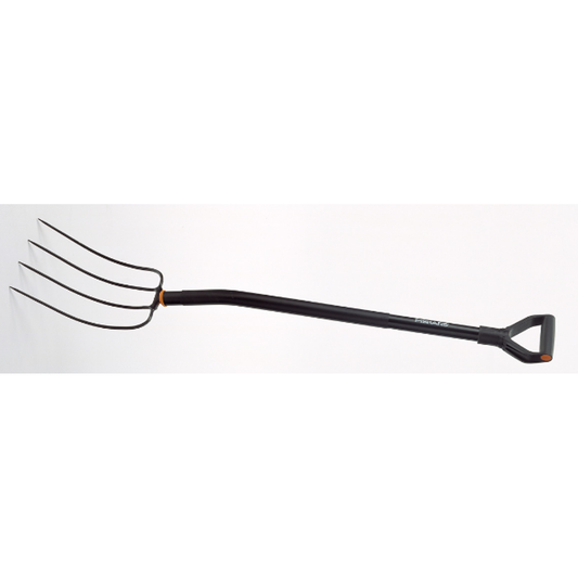 Fiskars HORQUILLA PARA COMPOSTE ERGONÓMICO NEGRO