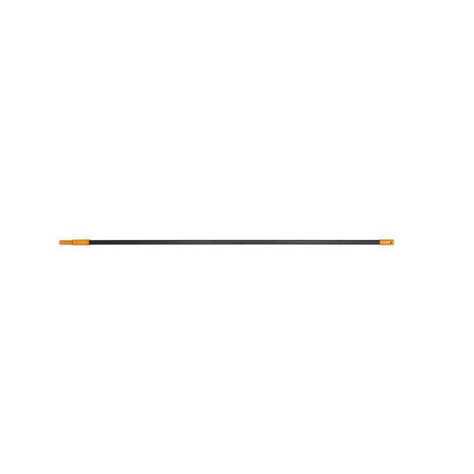 Fiskars Mango para la escoba Solid y el rastrillo de jardín de Fiskars, Longitud 157,5 cm, Aluminio, Negro/Naranja, Solid, 1014913