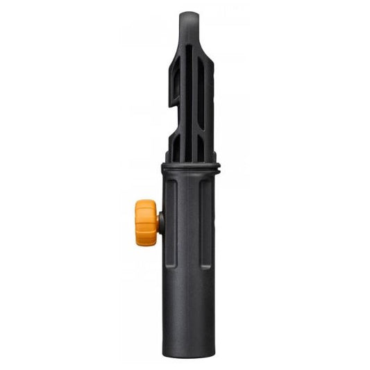 Fiskars OneClick Adaptador Universal, Conexión de Mangos OneClick con Cabezales de Herramientas de Otras Marcas, Amplia Compatibilidad, Negro y Naranja, 1080704
