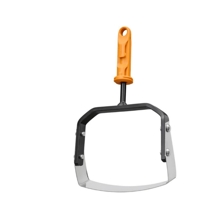 Fiskars OneClick Desbrozadora con Cabezal Móvil, Accesorio para Desbrozar en Superficie, Cambio en 1 Clic, Cuchilla de Acero al Boro Endurecido, Negro y Naranja, 1080696 - Ferrotecnia