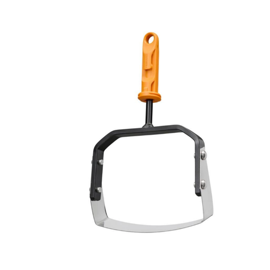 Fiskars OneClick Desbrozadora con Cabezal Móvil, Accesorio para Desbrozar en Superficie, Cambio en 1 Clic, Cuchilla de Acero al Boro Endurecido, Negro y Naranja, 1080696